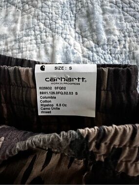 Awesome Carhartt Camo Cotton Ripstop Pants - Brown & Green. Stylish